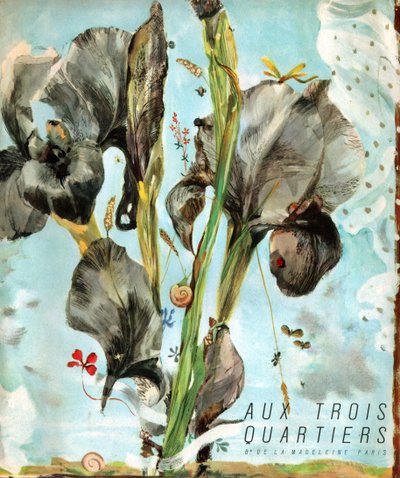 Iris çiçeği). c.1920 (gravür) by . .
