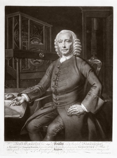 John Harrison, İngiliz mucit ve horolog by Frederick (attr. to) Barnard