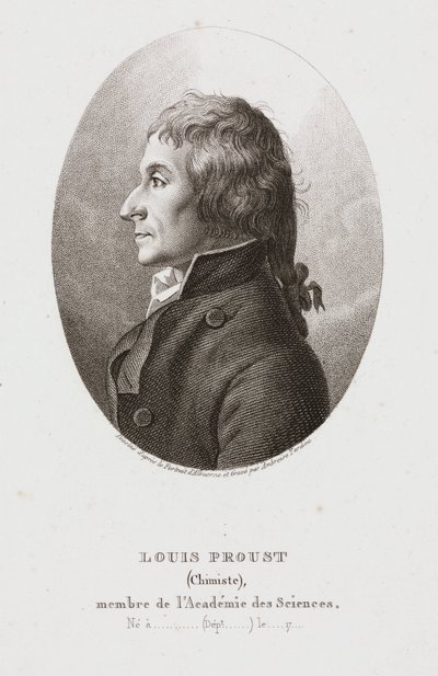 Joseph Louis Proust, Fransız kimyager, 1795 dolayları by Frederick (attr. to) Barnard