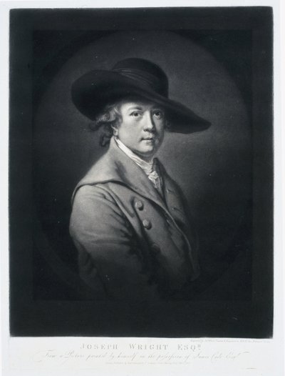 Joseph Wright, İngiliz ressam, 18. yüzyılın sonlarında by Frederick (attr. to) Barnard