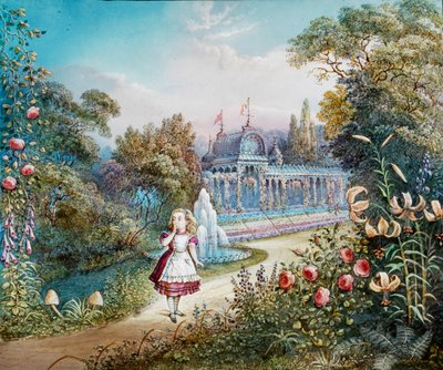 Alice Harikalar Diyarında Maceraları - Alice Harikalar Diyarında, sihirli fener by Frederick (attr. to) Barnard