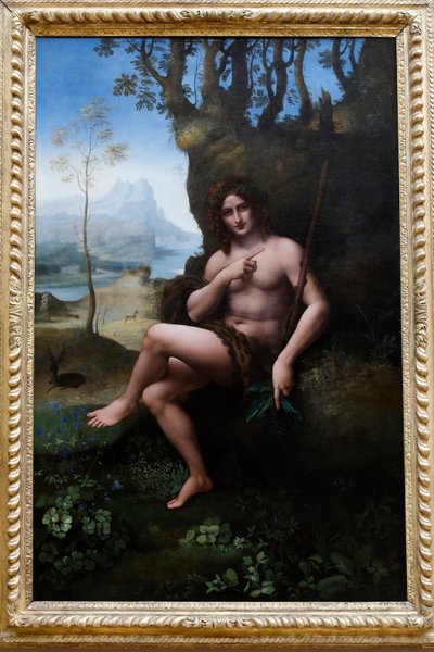 Louvre Müzesi, Paris, Fransa. Leonardo da Vinci