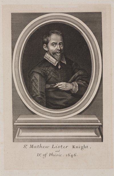 Matthew Lister, İngiliz doktor by Frederick (attr. to) Barnard