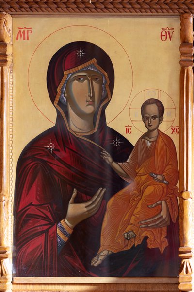Manastır (Pangarati manastirea). Eski kilise. İç mekan. by . .