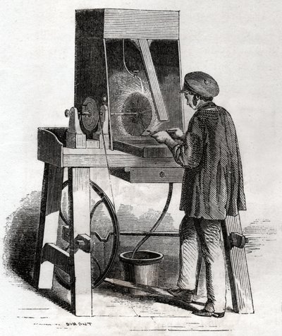 Kuyumcu işçisi. Gümüşhanede işçi. by Frederick (attr. to) Barnard