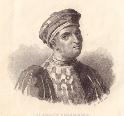 Carmagnola (1380-1432) olarak da bilinen İtalyan askeri lideri Francesco da Bussone