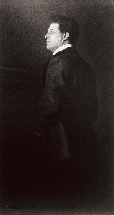 Pietro Mascagni'nin portresi, müzisyen by Henry Charles Fehr