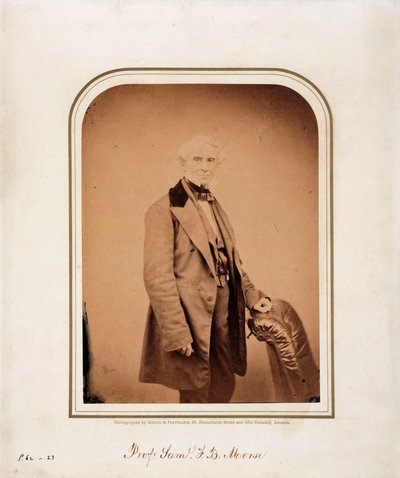 Samuel F B Morse, Amerikalı sanatçı ve Mors kodunun mucidi, c 1870 by Frederick (attr. to) Barnard