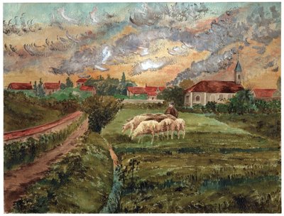 Koyun sürüsü, yaklaşık 1910 by . .