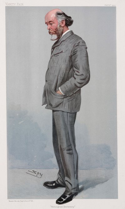 Sir Oliver Lodge, İngiliz fizikçi by Henry Charles Fehr
