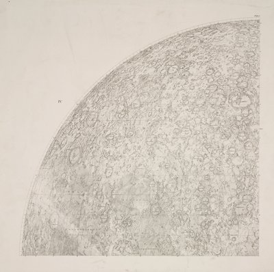 Beer & Madler Moon haritasının Güneydoğu çeyreği by John Pardon