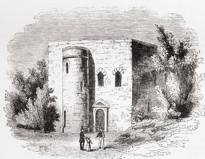 Sanctuary, Westminster Abbey, Londra, İngiltere, burada 19. yüzyılda görüldü. by . .