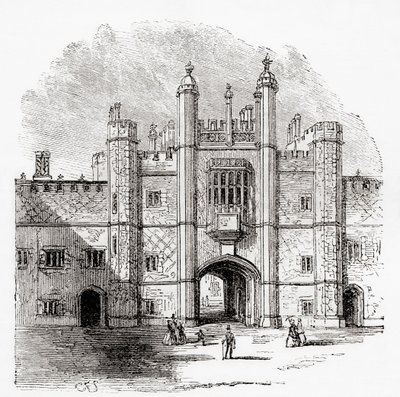 19. yüzyılda burada görülen Eton Koleji, Eton, Berkshire, İngiltere