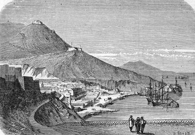 Oran, Cezayir limanının görünümü by . .