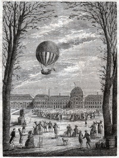 Balon uçuşu. Balon uçuş. by Frederick (attr. to) Barnard