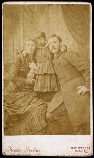 William Friese-Greene, görüntü yönetmeni ve aile, 1880 dolayları by Henry Charles Fehr