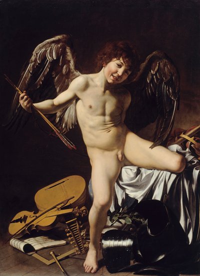 Aşk tanrısı Victor olarak by Caravaggio
