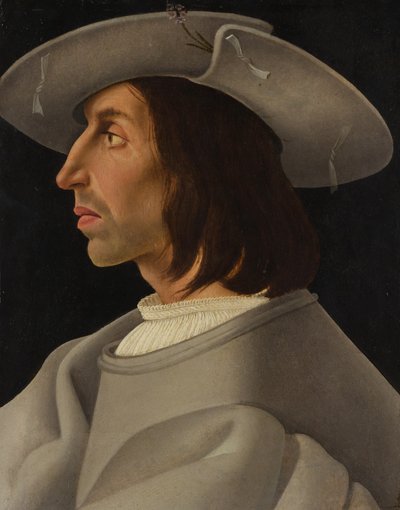 Profildeki Bir Adamın Portresi, ca. 1525. by Italian Painter
