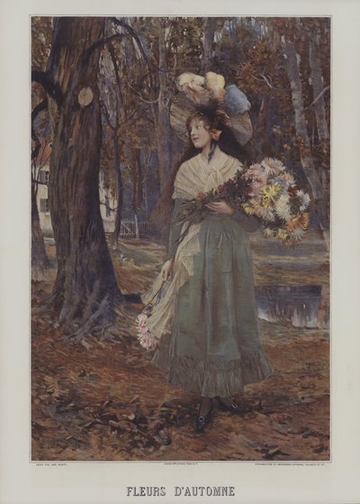 Fleurs dAutomne (Sonbahar Çiçekleri) by after Aime Nicolas Morot
