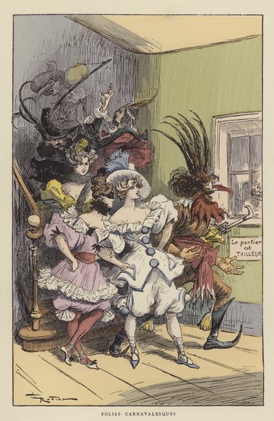 karnaval saçmalıkları by after Albert Robida