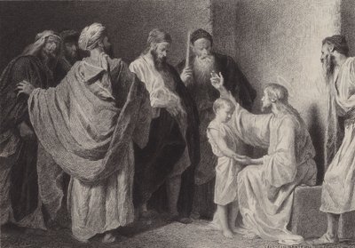 İsa ve Çocuk by after Albert Robida