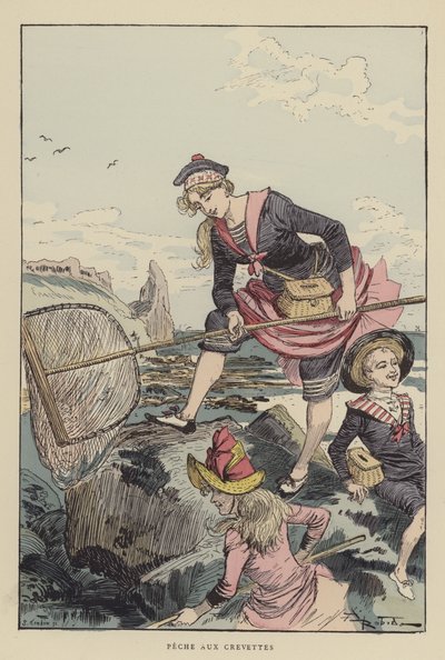 Karides Balıkçılık by after Albert Robida