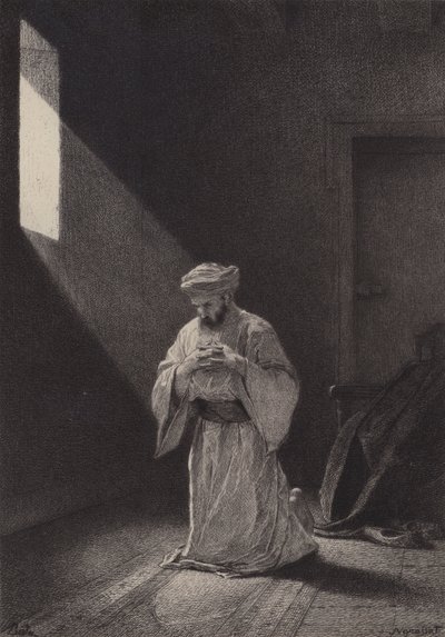 Namaz by after Albert Robida