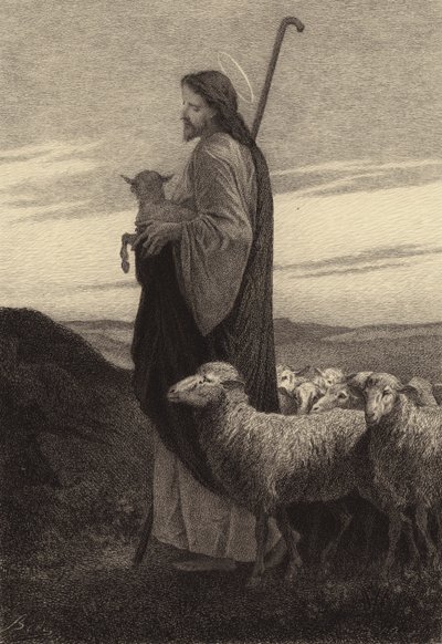 İyi çoban by after Albert Robida