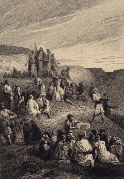 Somunların ve Balıkların Mucizesi by after Albert Robida