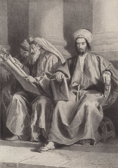 Yazıcılar ve Ferisiler by after Albert Robida