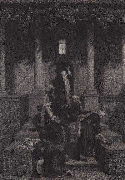 Bilge ve Aptal Bakireler by after Albert Robida
