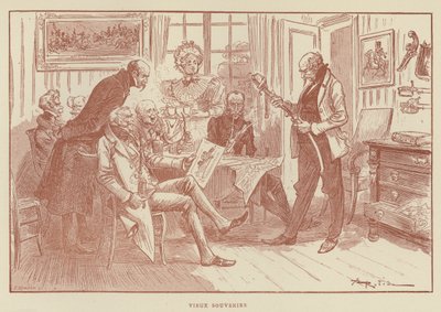 Eski anılar by after Albert Robida