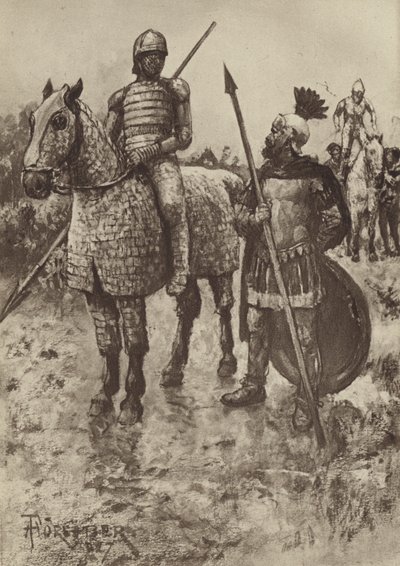 Cataphractus veya Zırhlı Süvari by after Amedee Forestier