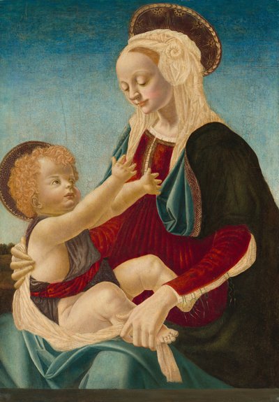 madonna ve çocuk by after Andrea del Verrocchio