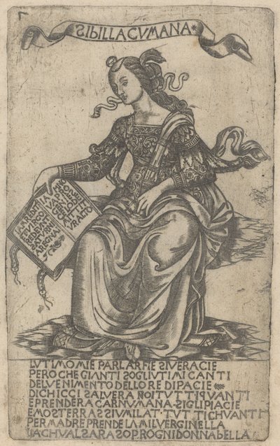 Cumali Sibil by after Baccio Baldini