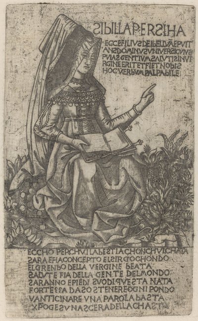 Farsça Sibil by after Baccio Baldini