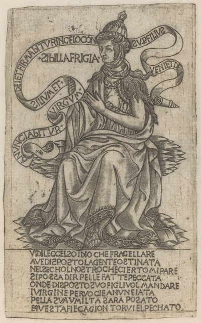 Frig Sibil by after Baccio Baldini