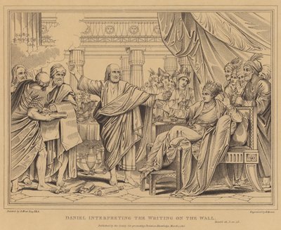 Daniel Duvardaki Yazıyı Yorumluyor, Daniel by after Benjamin West