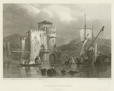Egnippo Köprüsü, Negropont by after C. Stanfield