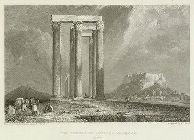 Jüpiter Olympus Tapınağı, Atina by after C. Stanfield