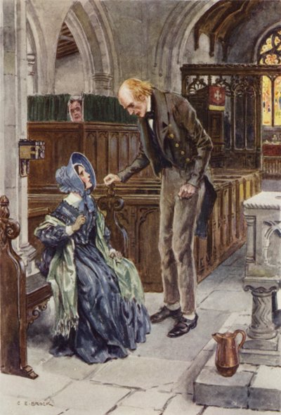 Martin Chuzzlewit için çizim by after Charles Edmund Brock