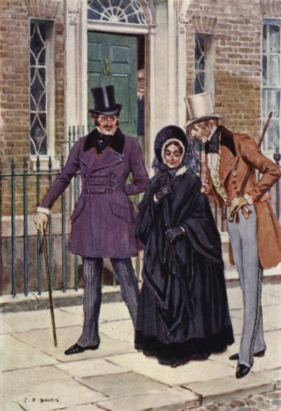 Nicholas Nickleby için İllüstrasyon by after Charles Edmund Brock