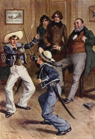 Nicholas Nickleby için İllüstrasyon by after Charles Edmund Brock