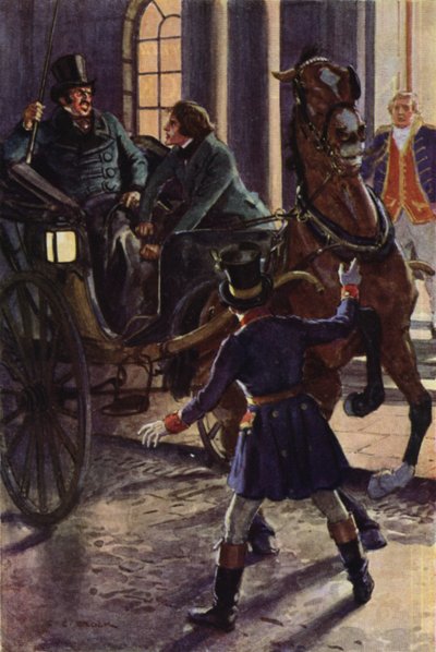 Nicholas Nickleby için İllüstrasyon by after Charles Edmund Brock