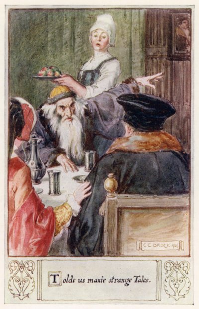 Bize garip Masallar anlattı by after Charles Edmund Brock