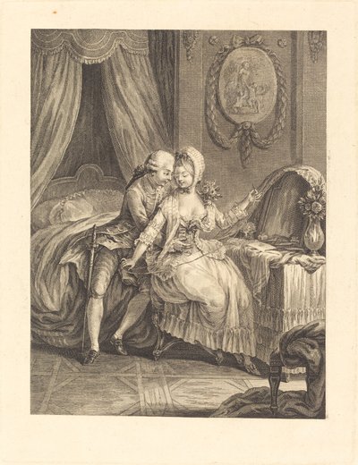 Bayan bir tuvalet by after Charles Eisen