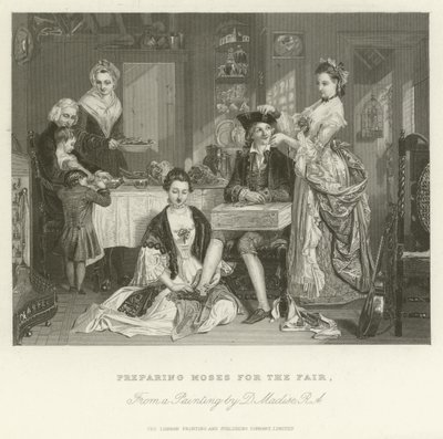 Musa'yı Fuara Hazırlamak by after Daniel Maclise