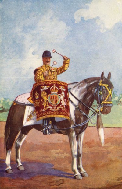 1. Can Muhafızlarının Davul Atı by after Edgar Alfred Holloway