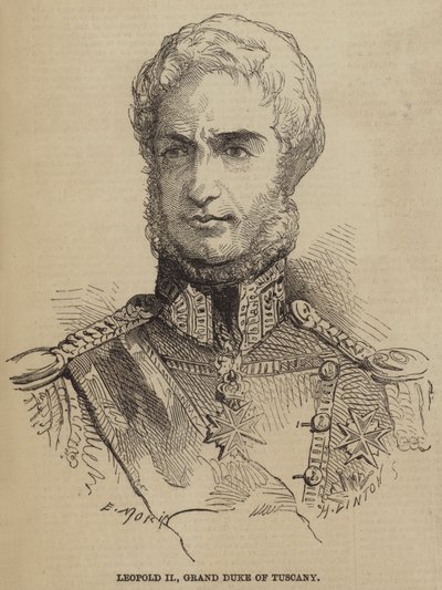 Leopold II, Toskana Büyük Dükü by after Edmond Morin