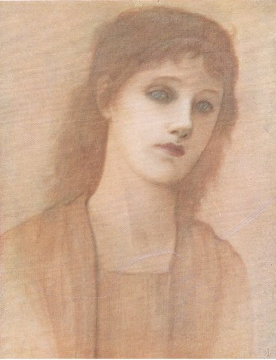 Bir kafa çalışması, Bibbys Yıllık, 1916-1917 by after Edward Coley Burne Jones